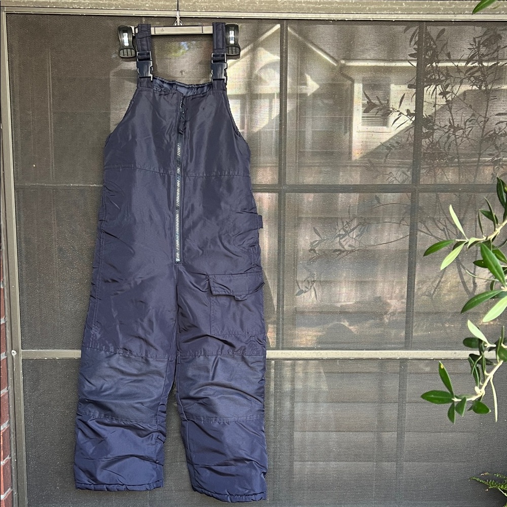 Navy Blue Snow Ski Overalls